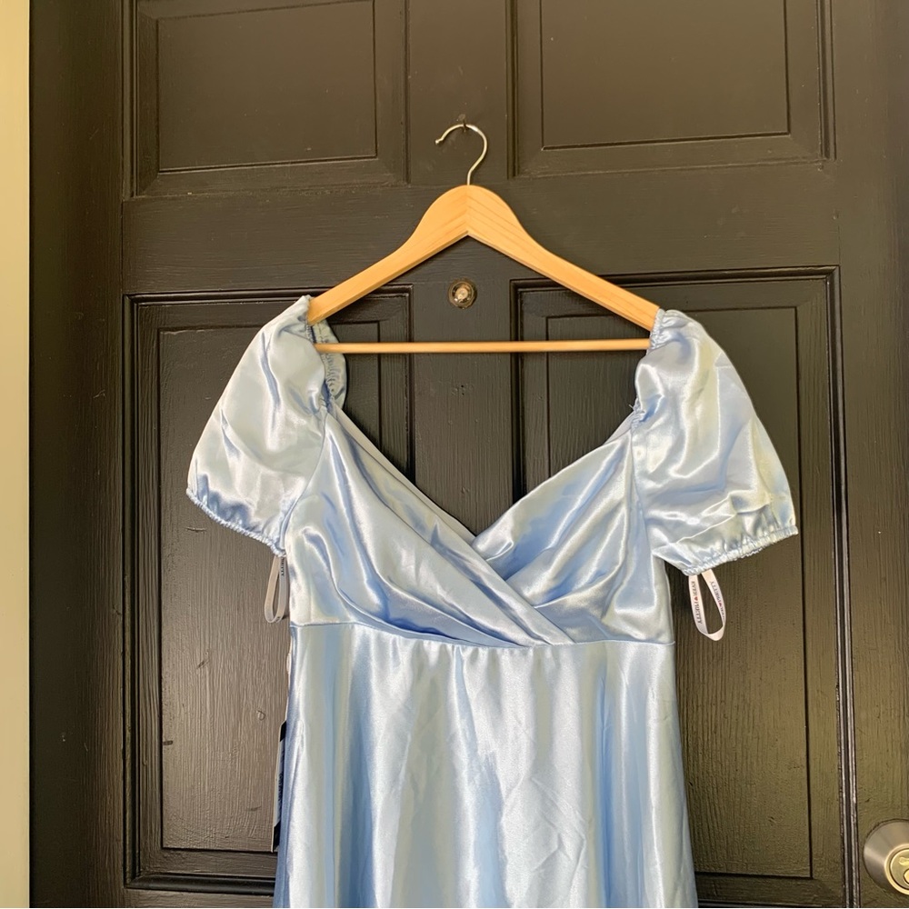 Ever Pretty Maternity Puff Sleeve Sweetheart Neck Maxi Dress - Picture 5 of 10